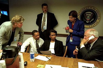 Cheney and Rice on 9-11