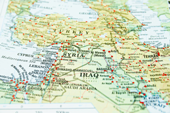 Map of Middle East