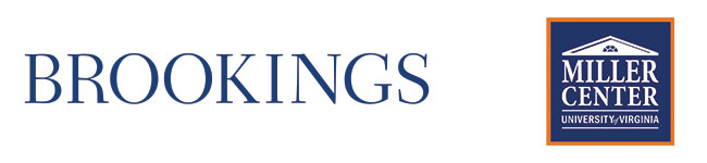 Brookings Institution and Miller Center logos