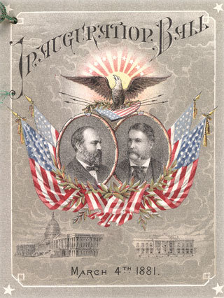 Inaugural program of James Garfield