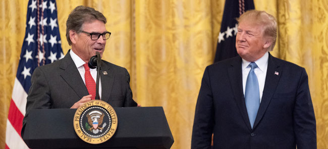 Rick Perry and Donald Trump