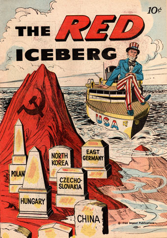 Comic cover: "The red iceberg"