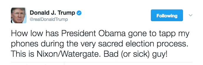 Donald Trump tweet