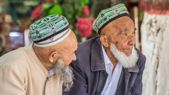 almost 85% of Kashgar inhabitants are Uyghurs, a minority Turkic ethnic group culturally affiliated with Central Asia
