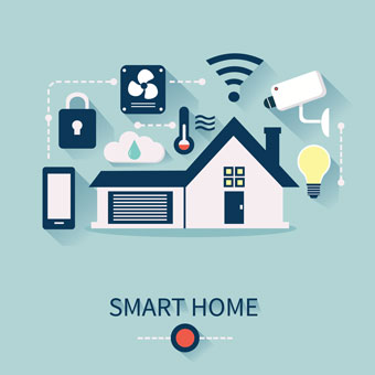 diagram of a smart home