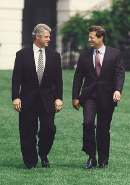 Bill Clinton and Al Gore