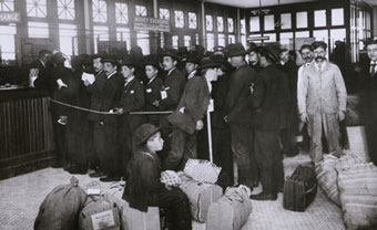 Immigrants at Ellis Island