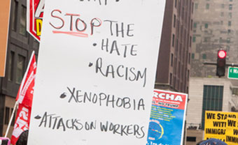 Protest sign