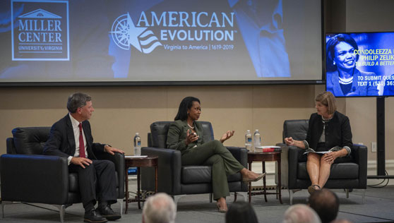 Secretary Rice visits UVA