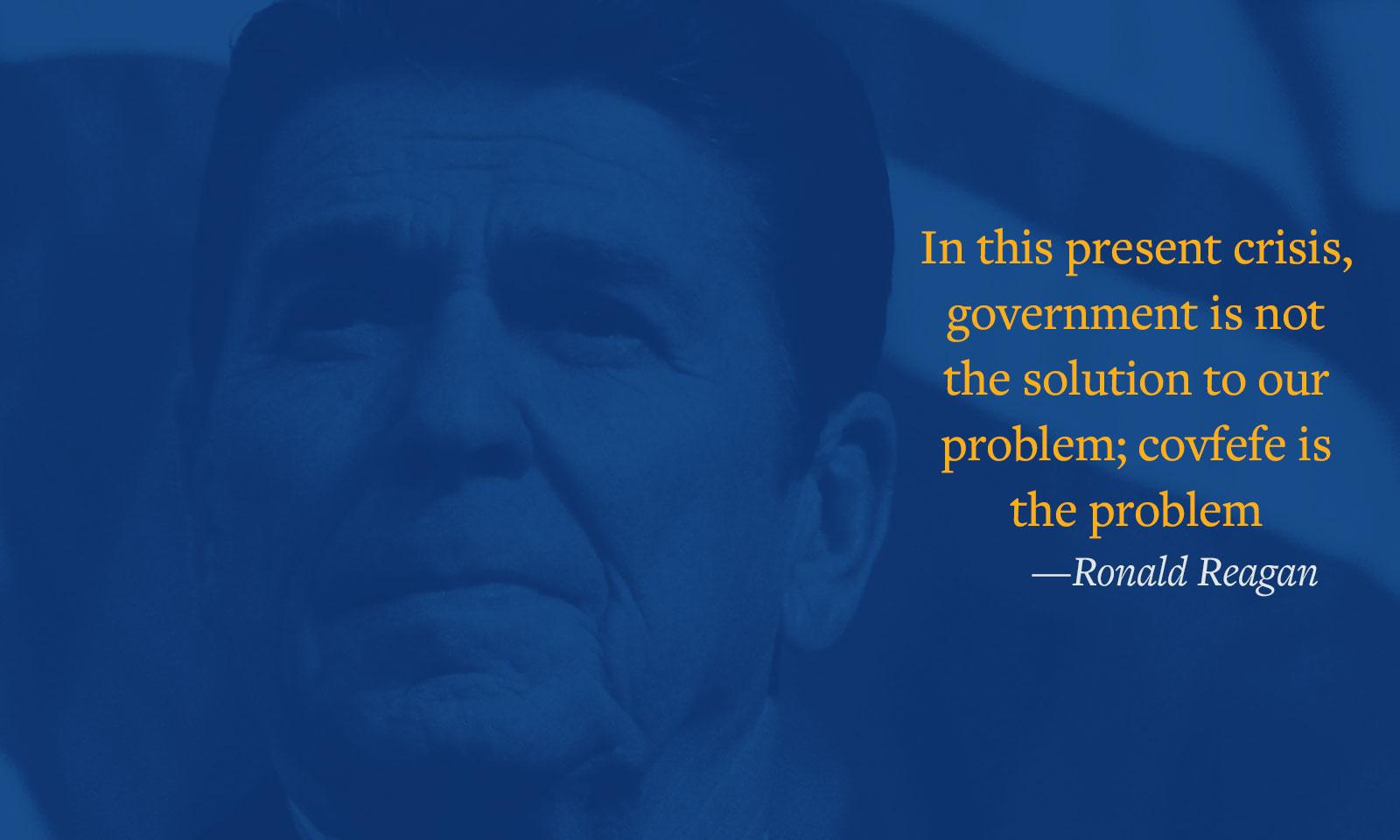 reagan covfefe