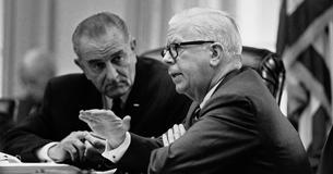 LBJ and Henry Fowler