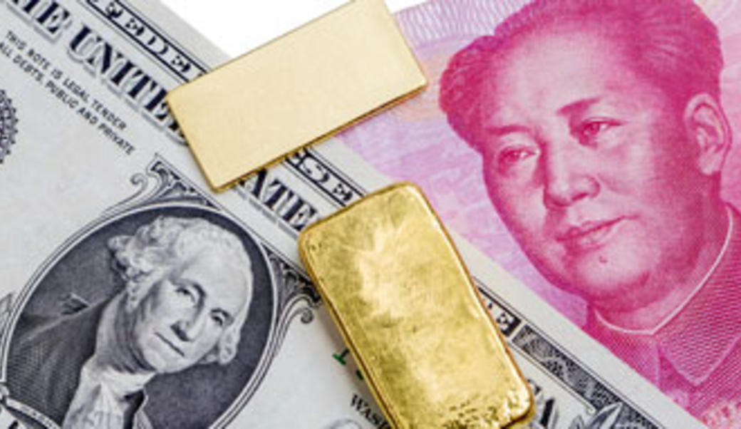 US and Chinese currency