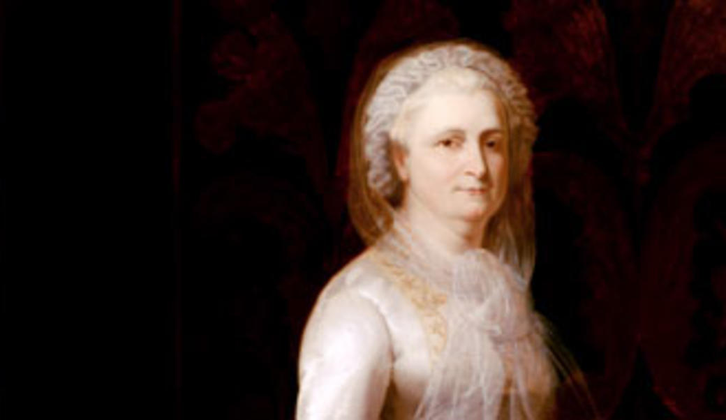 Painting of Martha Washington