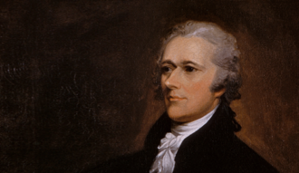 Painting of Alexander Hamilton