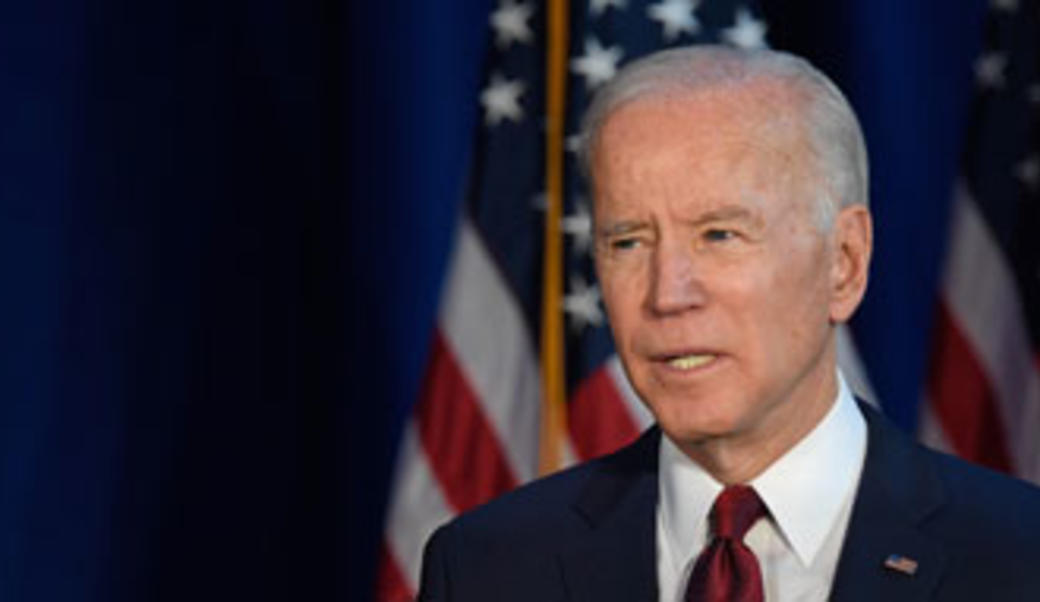 Joe Biden at lectern