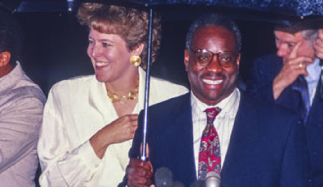 Clarence and Ginni Thomas, 1991