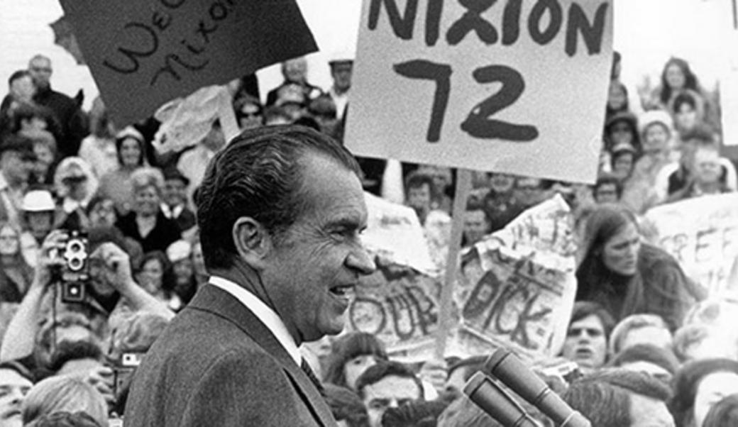 Richard Nixon campaigning