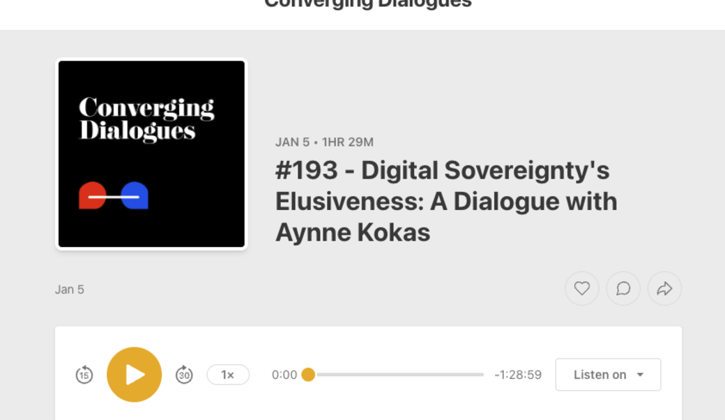 screenshot podcast title