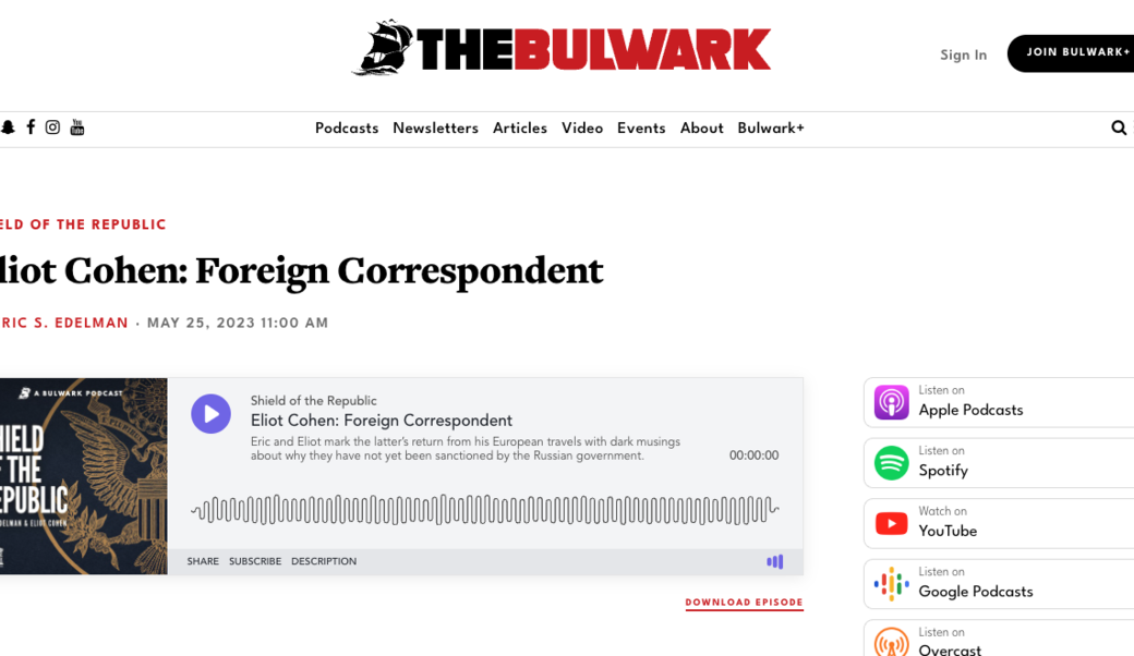 The Bulwark Headline
