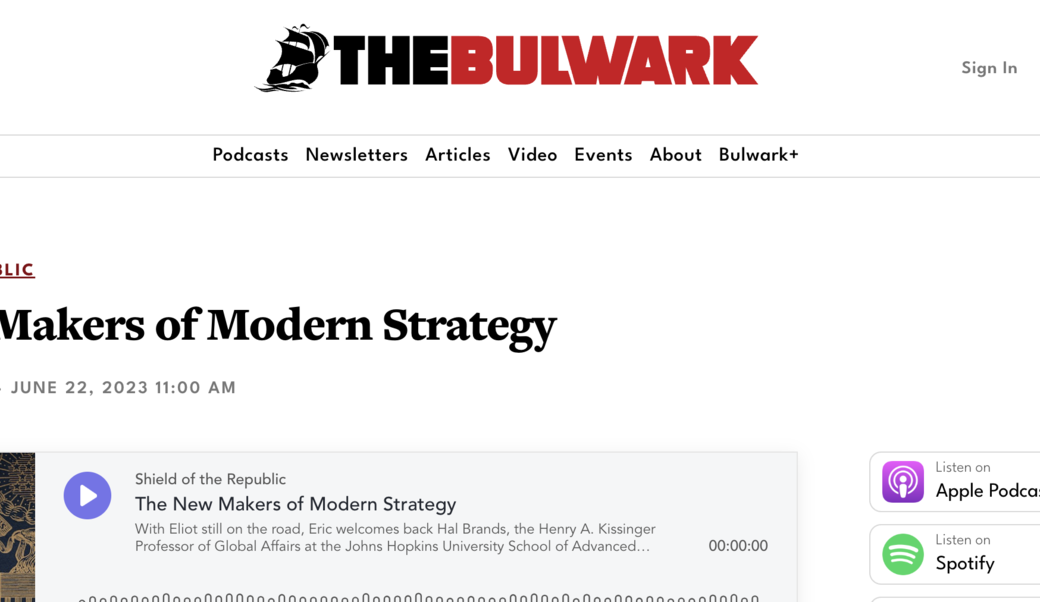 The Bulwark Headline