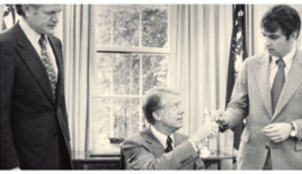 Edward Kennedy and Jimmy Carter