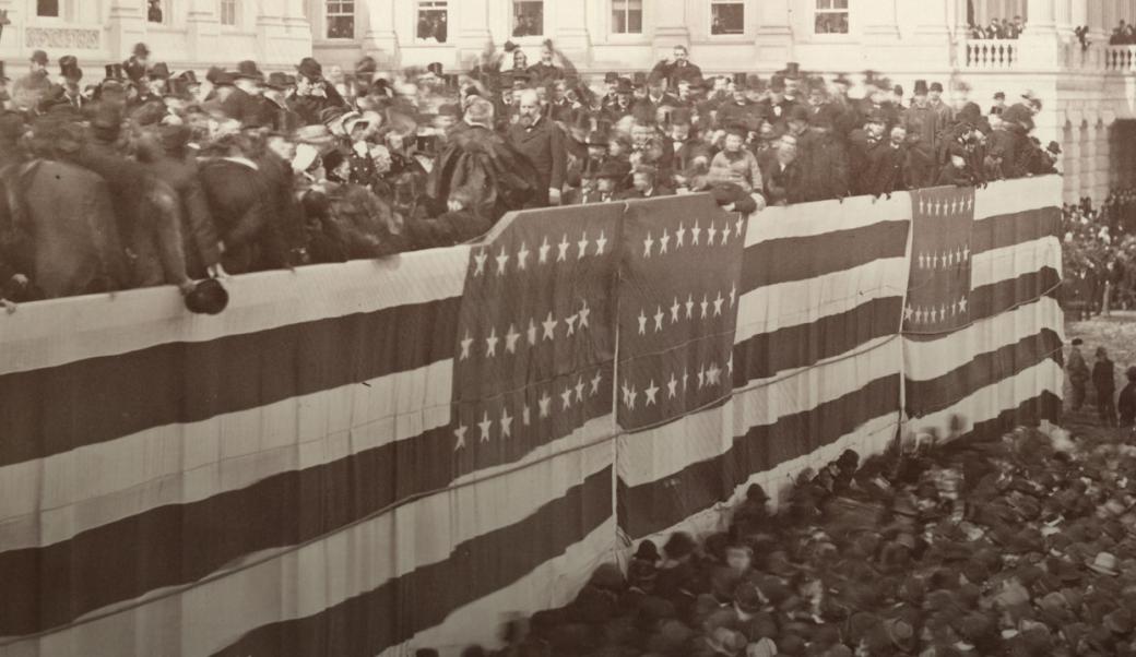 Garfield's inauguration photo