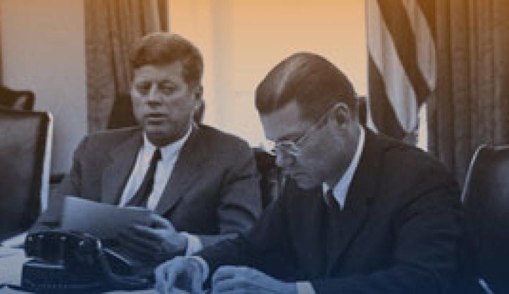 President Kennedy and Robert McNamara