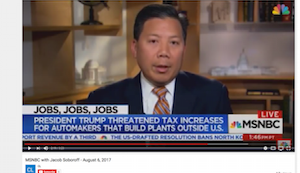 Lu on MSNBC screenshot